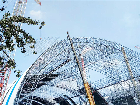 华电国际十里泉发电厂煤场封闭项目